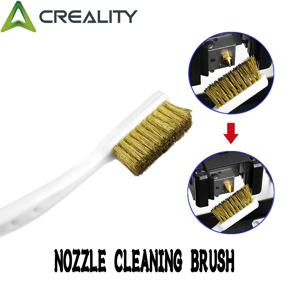 Creality Printer K1 - 1/2/3Pcs Copper Wire Toothbrush Nozzle For