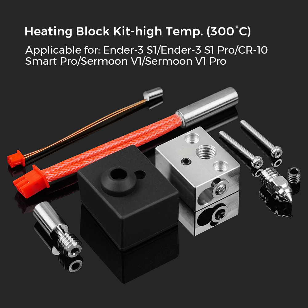 Creality Printer K1 - 300℃ Bimetal Heat Break Throat Hotend