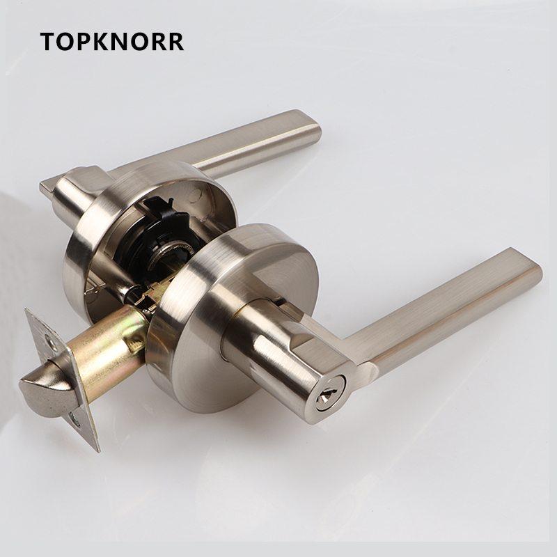 Zinc Furniture Hardware - Door Lock Household Universal Silent Toilet