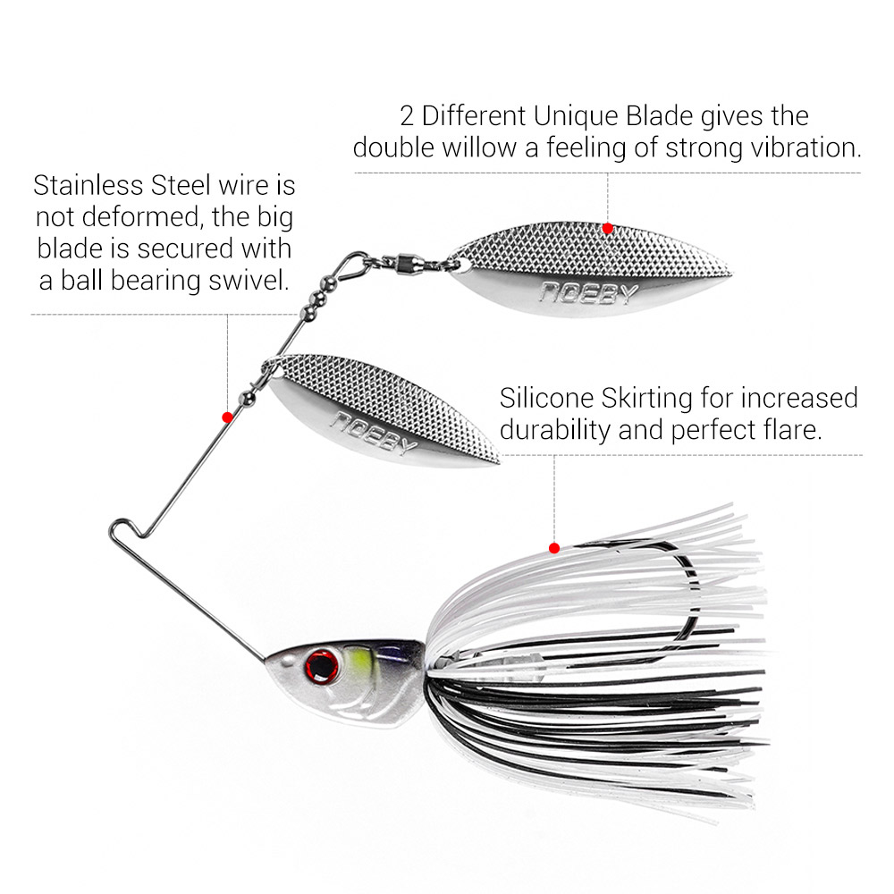 Noeby Spinnerbait 10.5g 14g 21 - Furniture Hardware Jig review and price