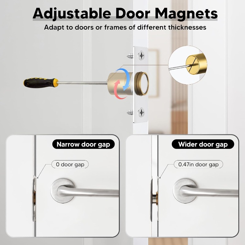 2PCS Invisible Magnetic Door C - Magnetic Catch Door review and price