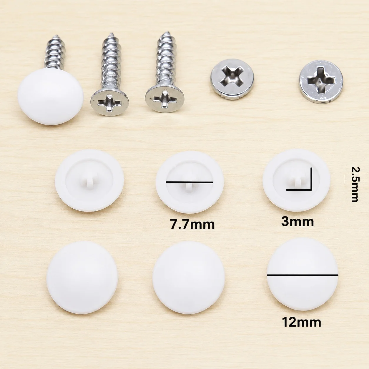 100Pcs Self-tapping Screws Dec - Furniture Hardware Covers review and price