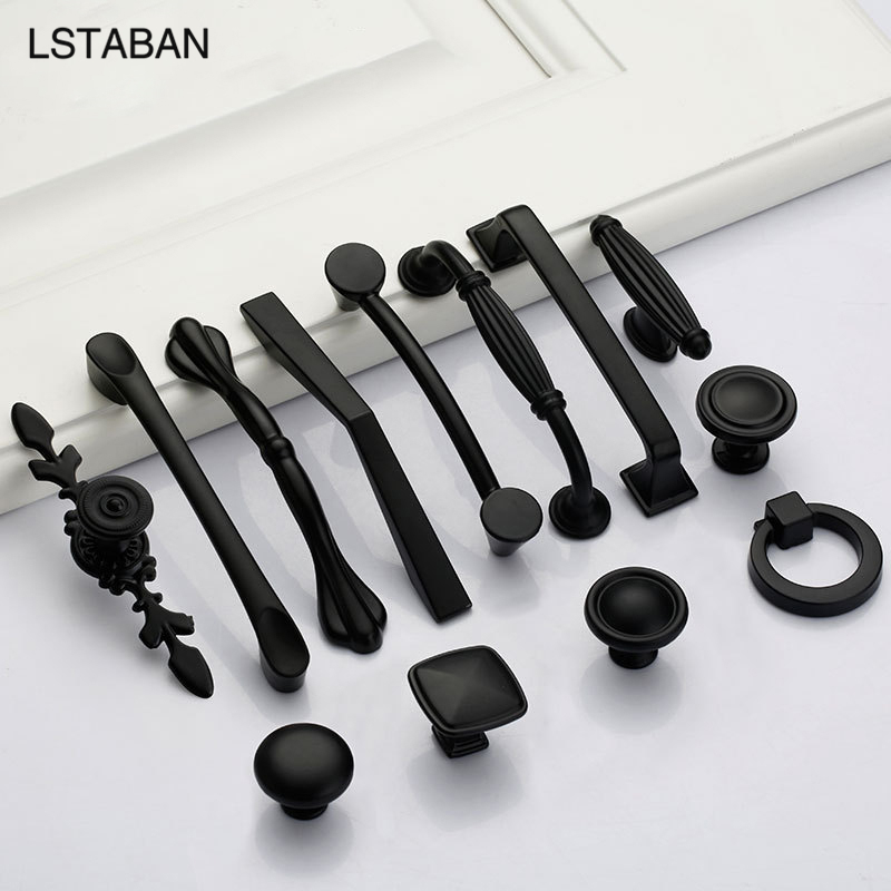 Solid Modern Simple Furniture  - Furniture Hardware Black review and price