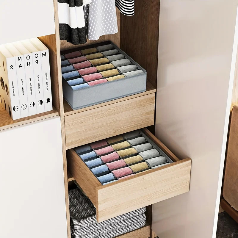 1pc Fabric Storage Box with 24 - Drawer Organizer Peg review and price