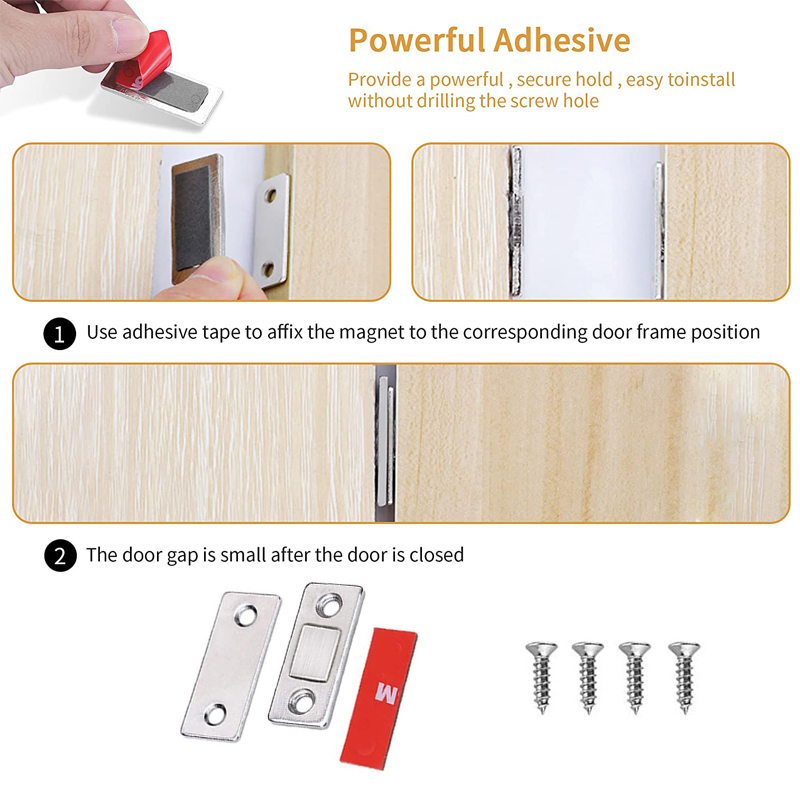 Ultra Thin Cabinet Door Magnet - Magnetic Catch Door review and price