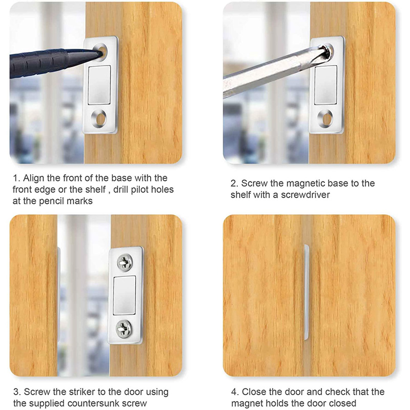 Ultra Thin Cabinet Door Magnet - Magnetic Catch Door review and price
