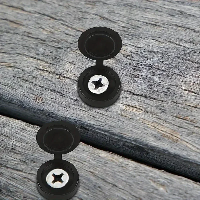 5/100PCS Hinged Plastic Screw  - Furniture Hardware Covers review and price