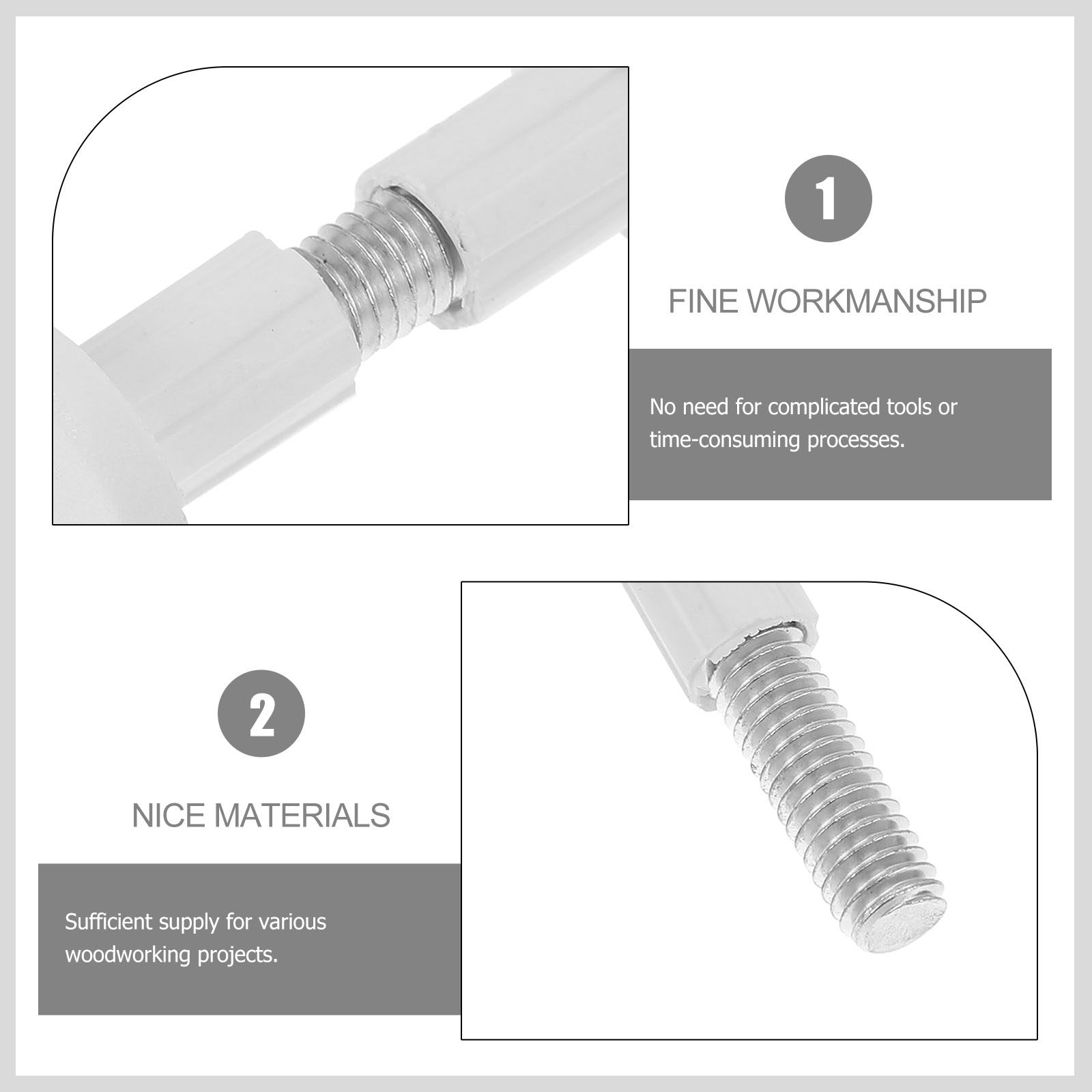 50Pcs Board Fastener Kit Plast - Furniture Joining Hardware review and price