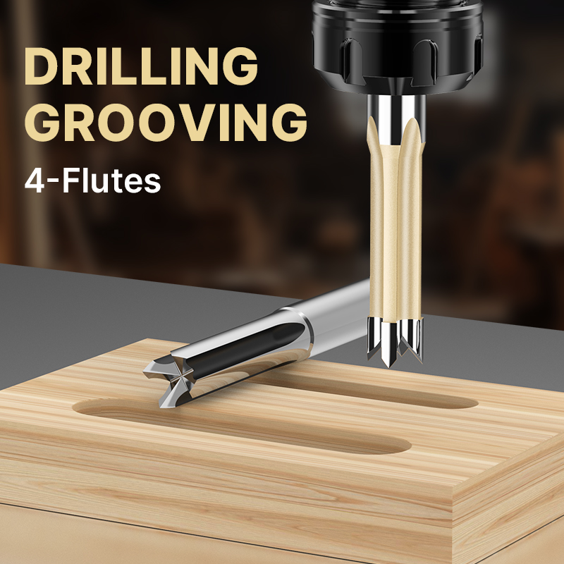 H‌UHAO 4 Flute Woodworking Rou - Furniture Joining Hardware review and price