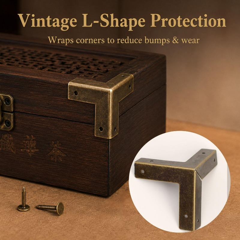 4/16set Antique Bronze Corner  - Furniture Hardware Covers review and price
