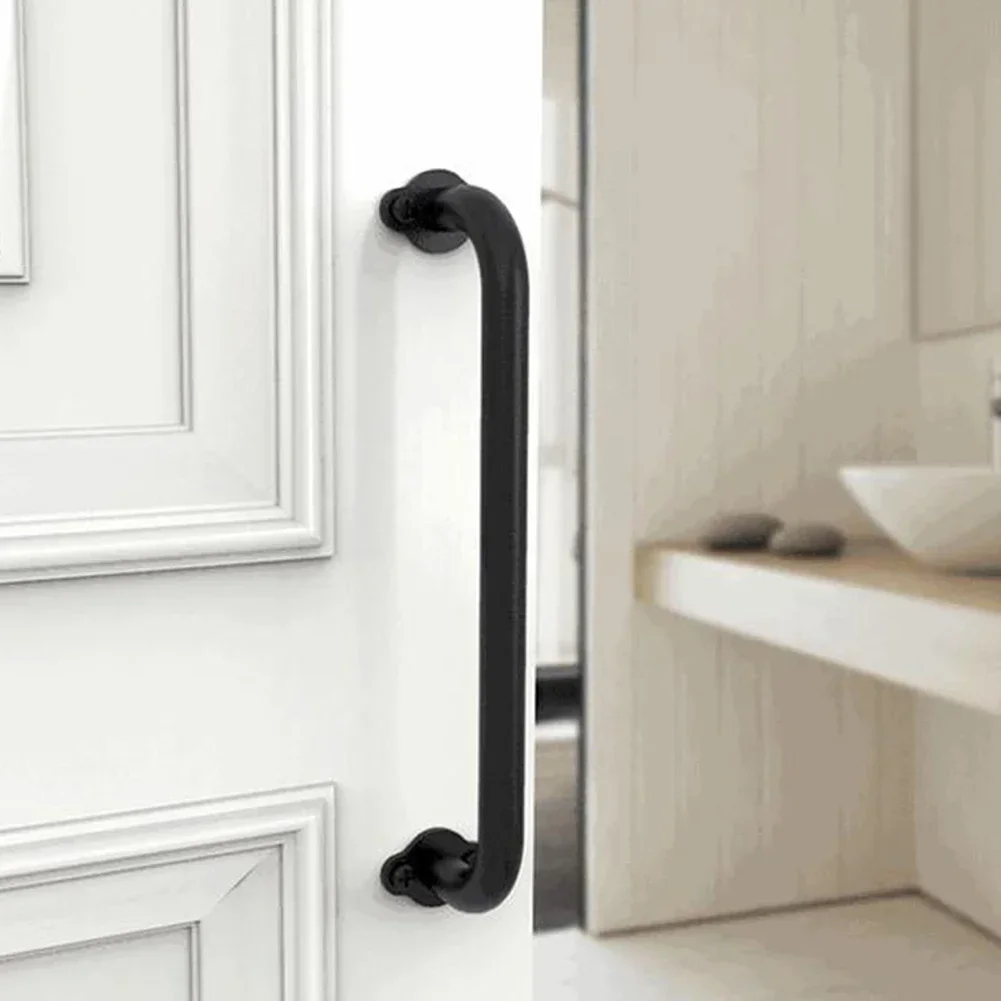 Sliding Barn Door Handle Pull  - Furniture Hardware Black review and price