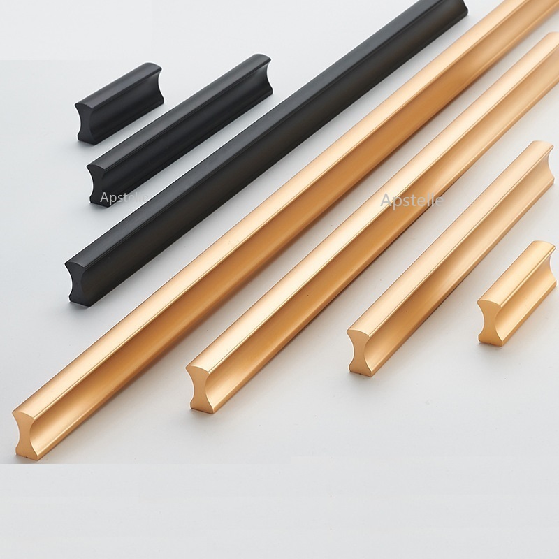Wardrobe Closet Handle Silver  - Furniture Hardware Black review and price