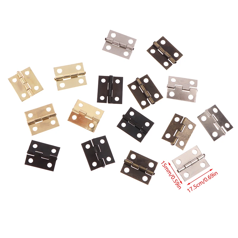 50pcs/box Hinges + 200 Screws  - Furniture Hardware Black review and price