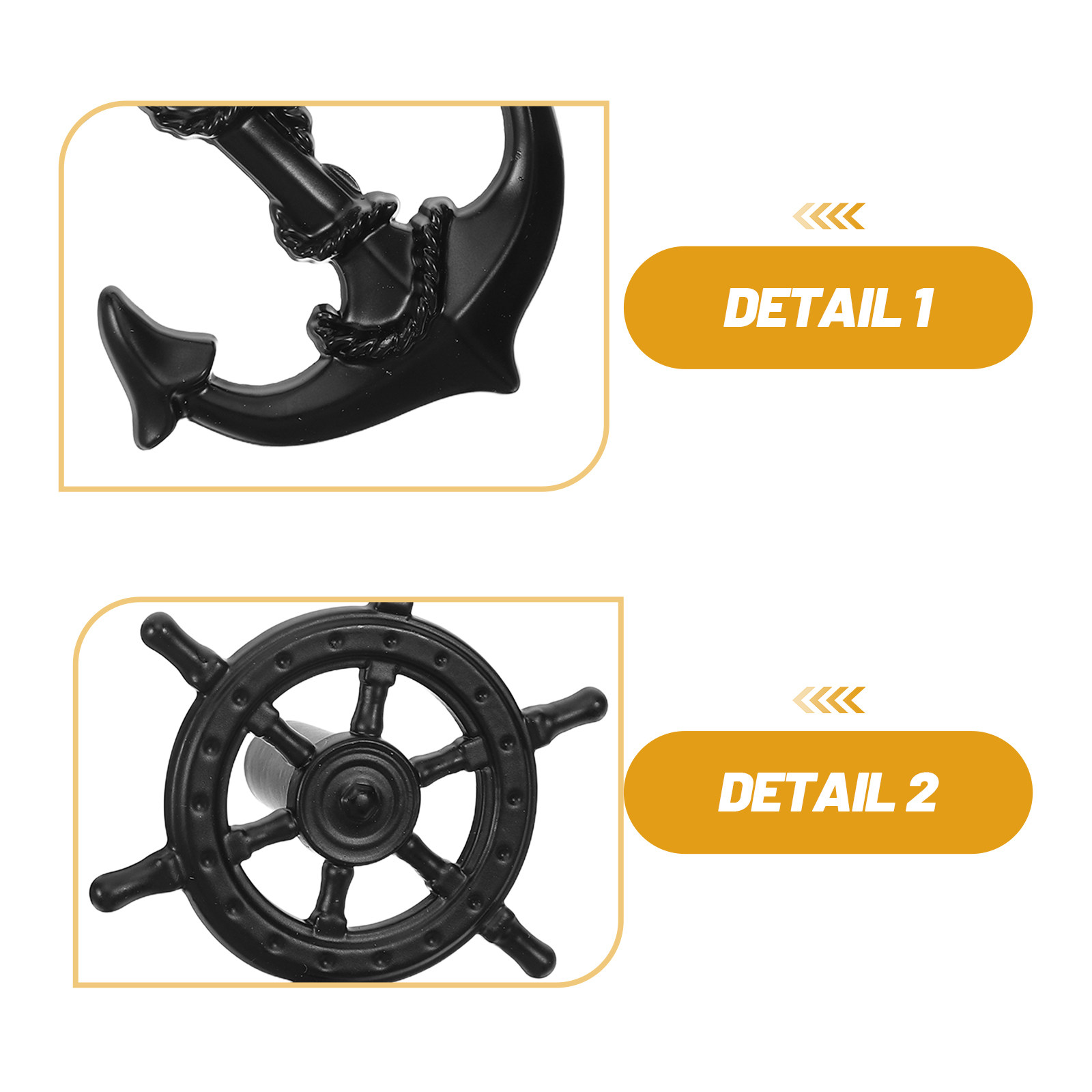 4Pcs Black Vintage Drawer Pull - Furniture Hardware Black review and price