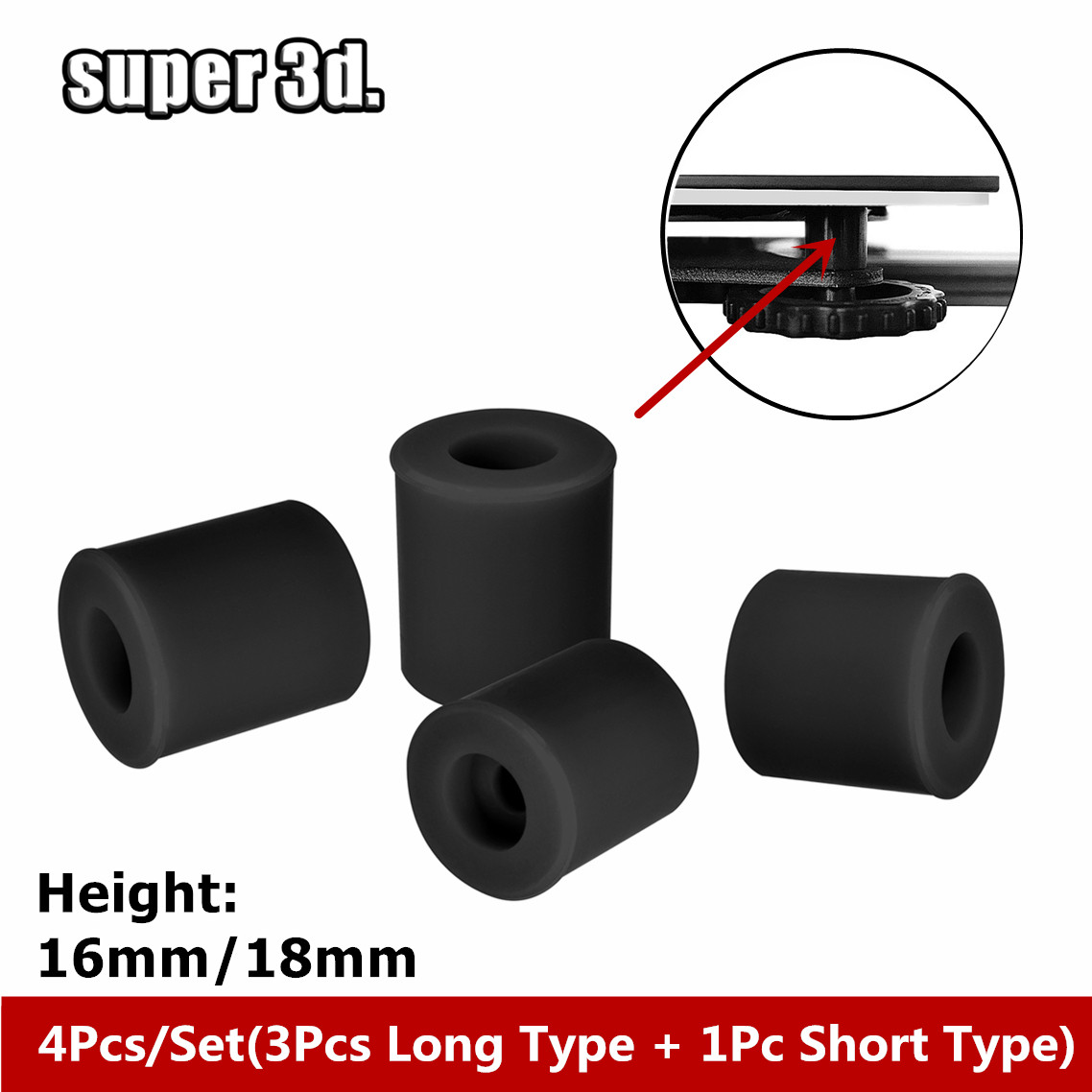 4/8/20Pcs Hot Bed Leveling Sil - Creality Printer K1 review and price