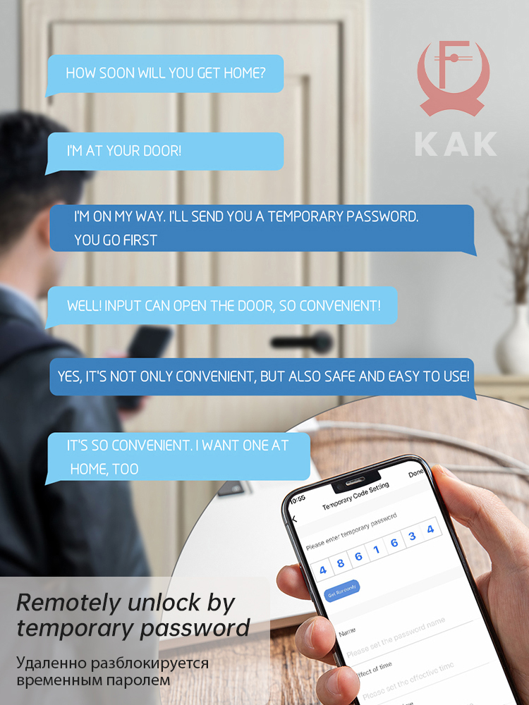 KAK Smart Fingerprint Door Loc - Zinc Furniture Hardware review and price