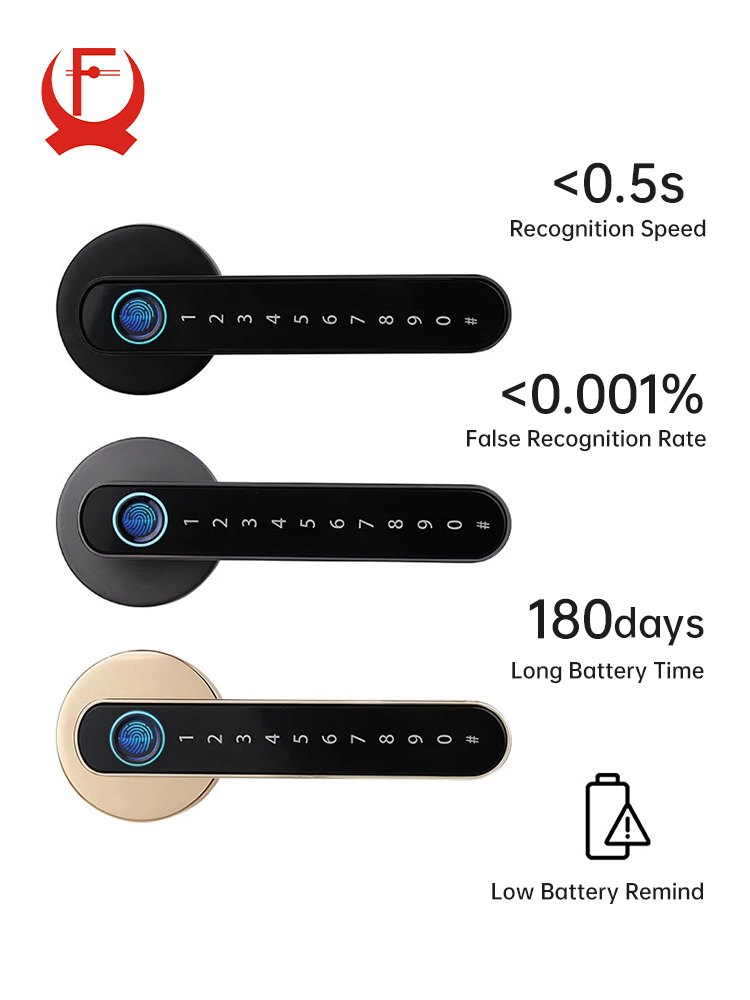 KAK Smart Fingerprint Door Loc - Zinc Furniture Hardware review and price