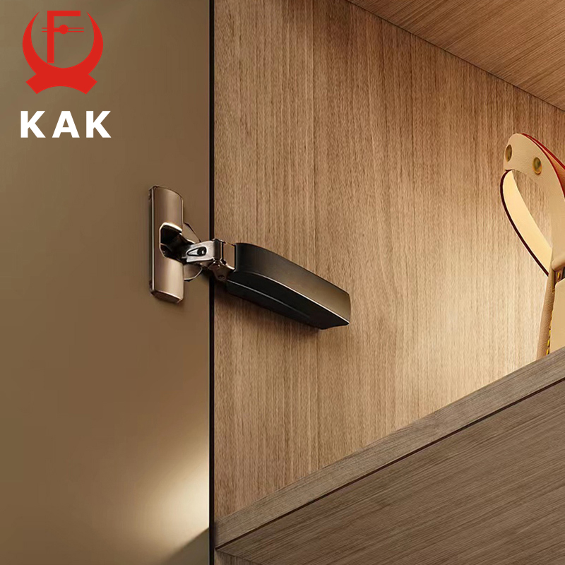 KAK 2PCS Hidden Hydraulic Kitc - Furniture Hardware Black review and price