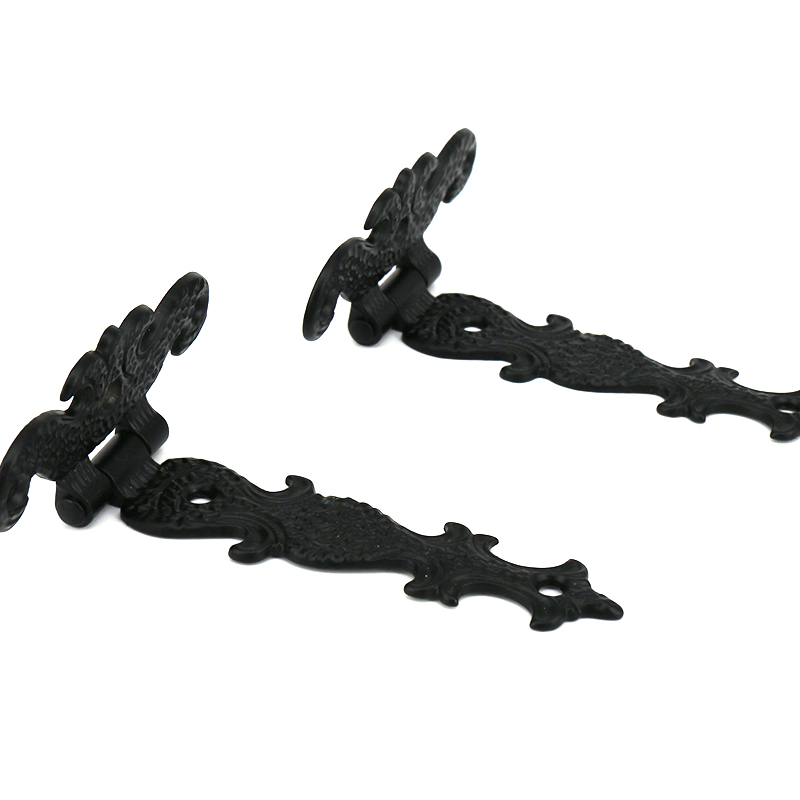 2 Pack Heavy-Duty Black Gate H - Furniture Hardware Black review and price