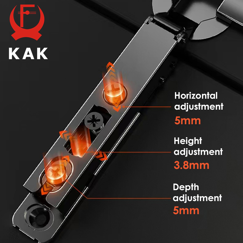 KAK 2PCS Kitchen Cabinet Hinge - Furniture Hardware Black review and price